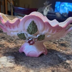 Elegant Pink Small Flower Pot Vintage Decorative